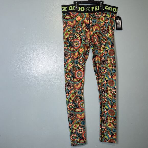 zumba wear legging nwt size large feel good dance good - Picture 1 of 8